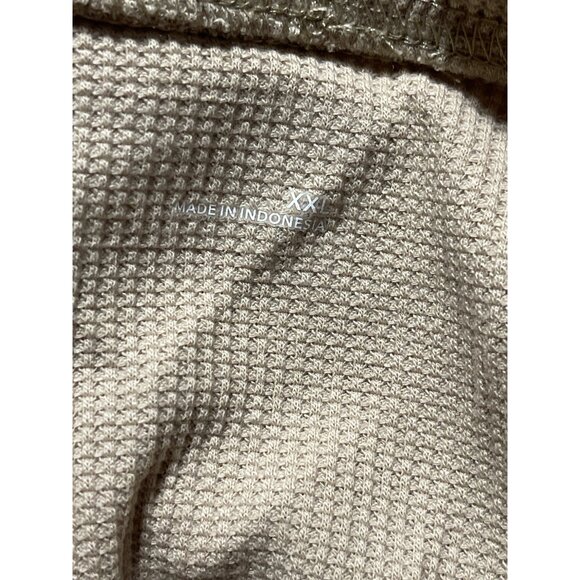Gilly Hicks Womens Beige Waffle Knit Lounge Pants XXL Stretch Fabric - Picture 7 of 11